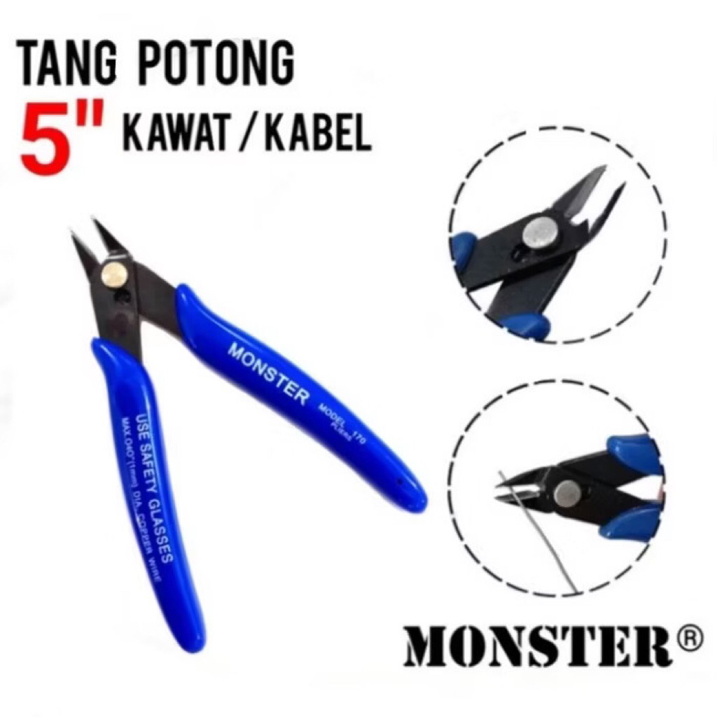 Tang Potong Kecil Monster Biru
