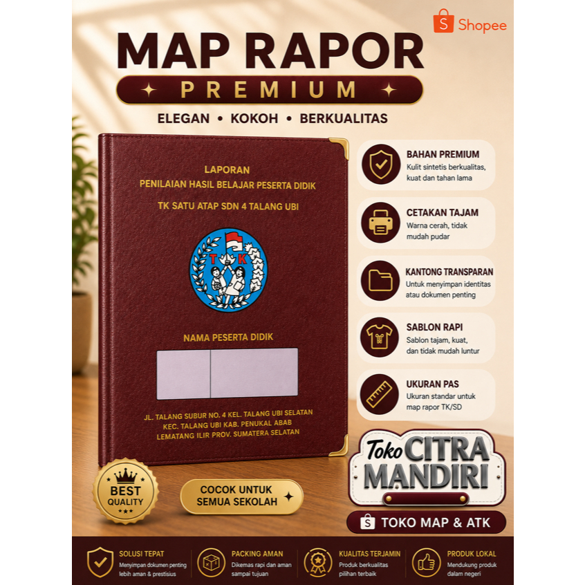 Map Rapor Sablon Warna |Pres hotprint sablon