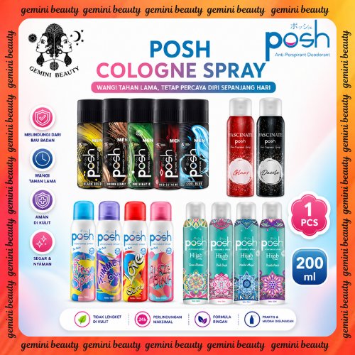 Posh men body spray 150 ML/ Posh girl 150 ML/ Posh hijab 150 ml