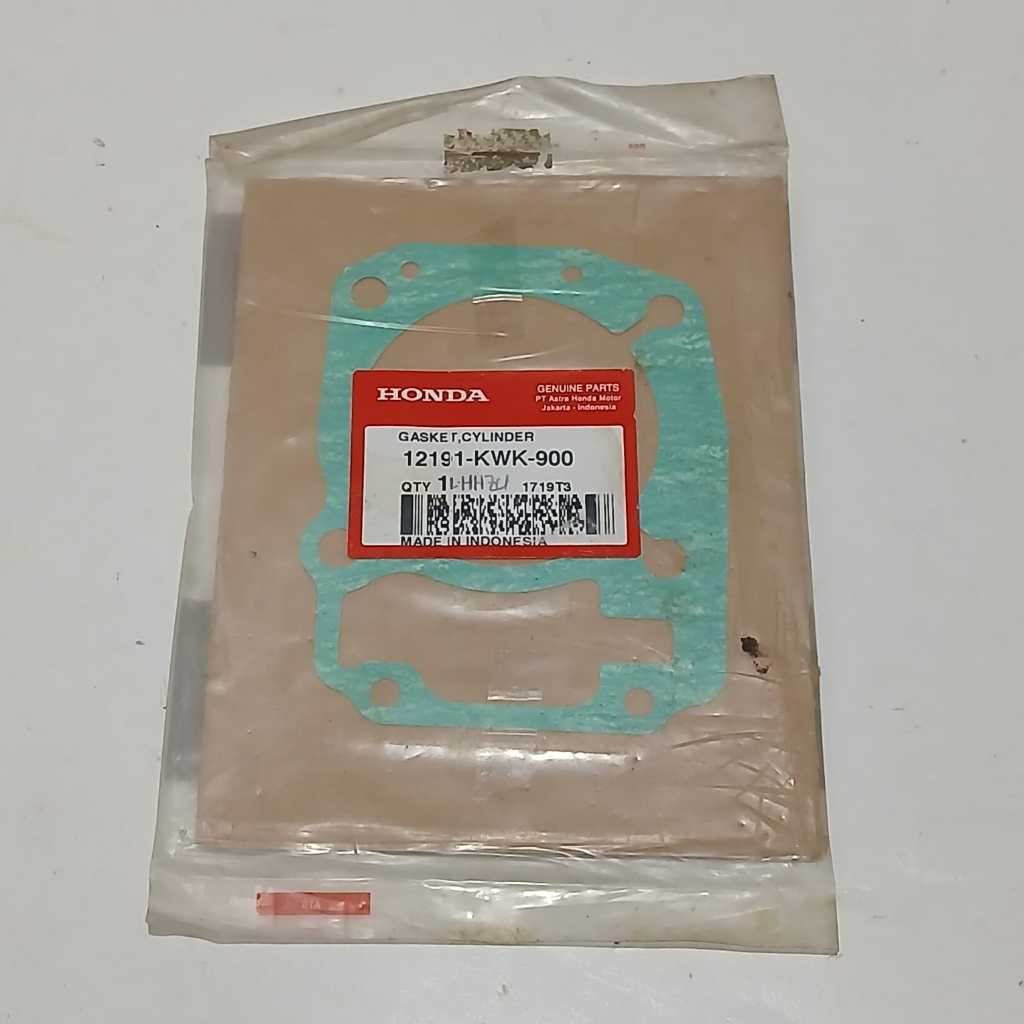12191-KWK-900 PAKING BLOK BLOCK SILINDER CYLINDER ORIGINAL AHM HONDA CB150 VERZA, CRF 150, MEGA PRO 