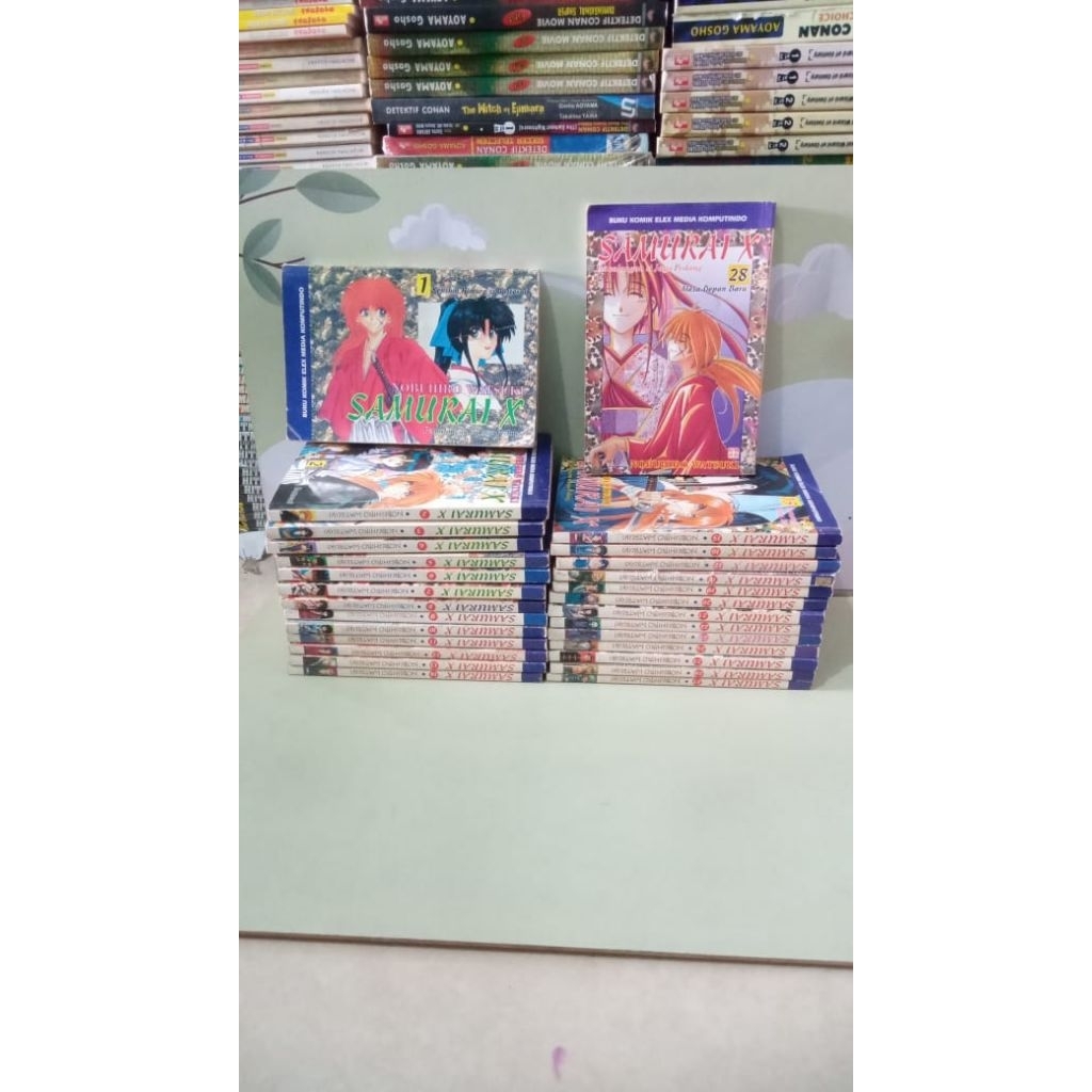 Komik Samurai X Full set tamat 1-28 original elex set ke 2