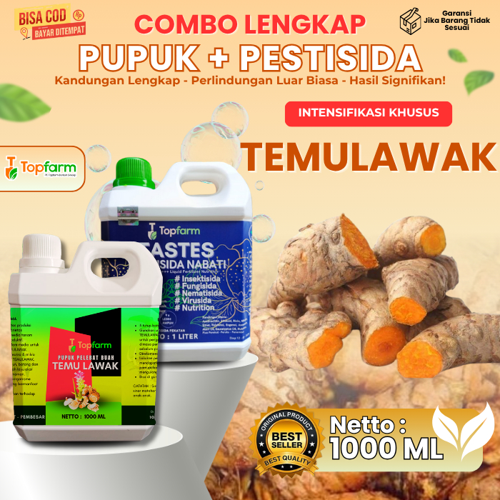 Pupuk Temulawak / Booster Pembesar Rimpang Temulawak / Pupuk Pelebat Rimpang Temulawak / Obat Busuk 