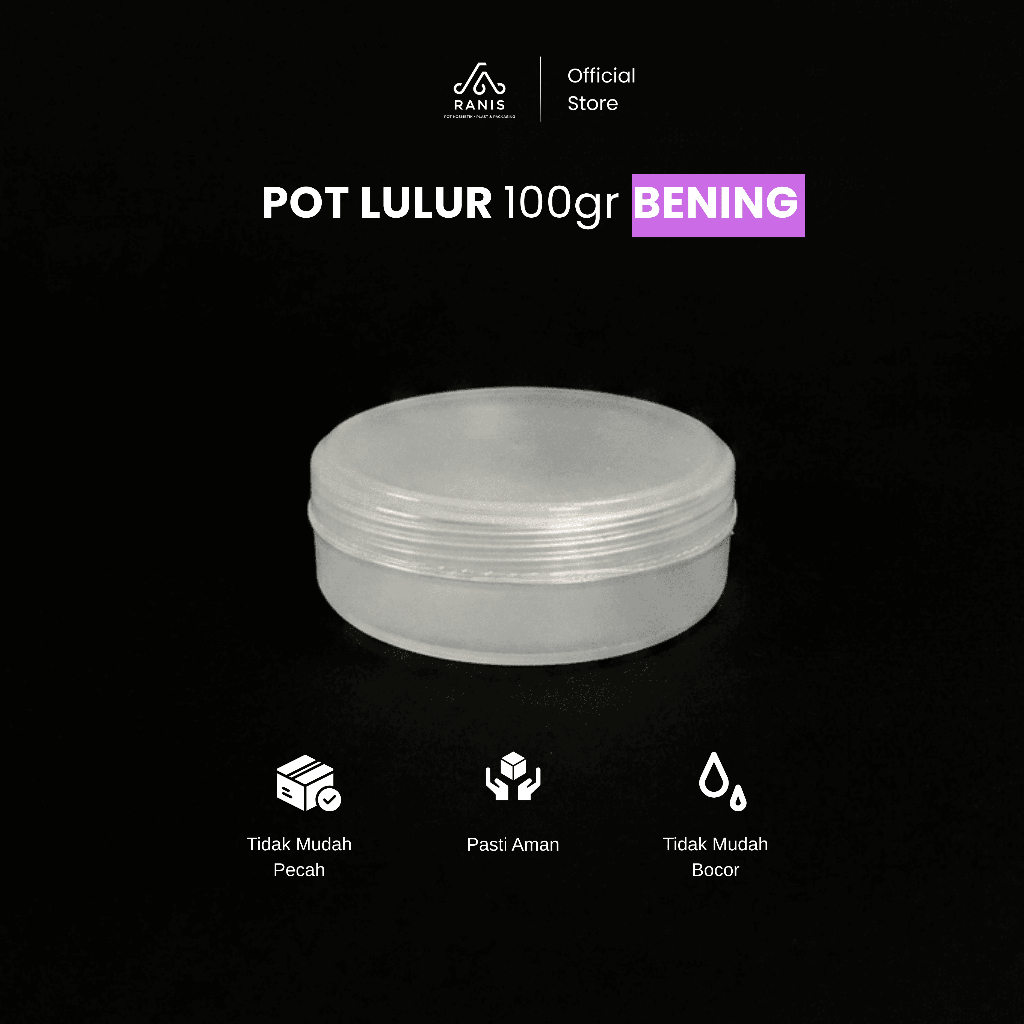 BENING 100gr Pot Lulur | Pot Pomede 100gr