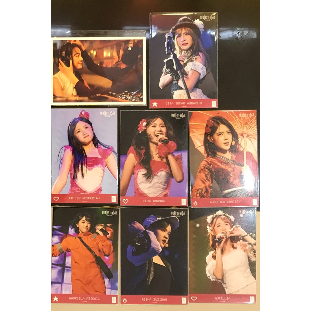 Photocard Photopack Theater Sementara Surabaya Yogyakarta Anindya Anin Gita lia Christy Alya Ella Ri