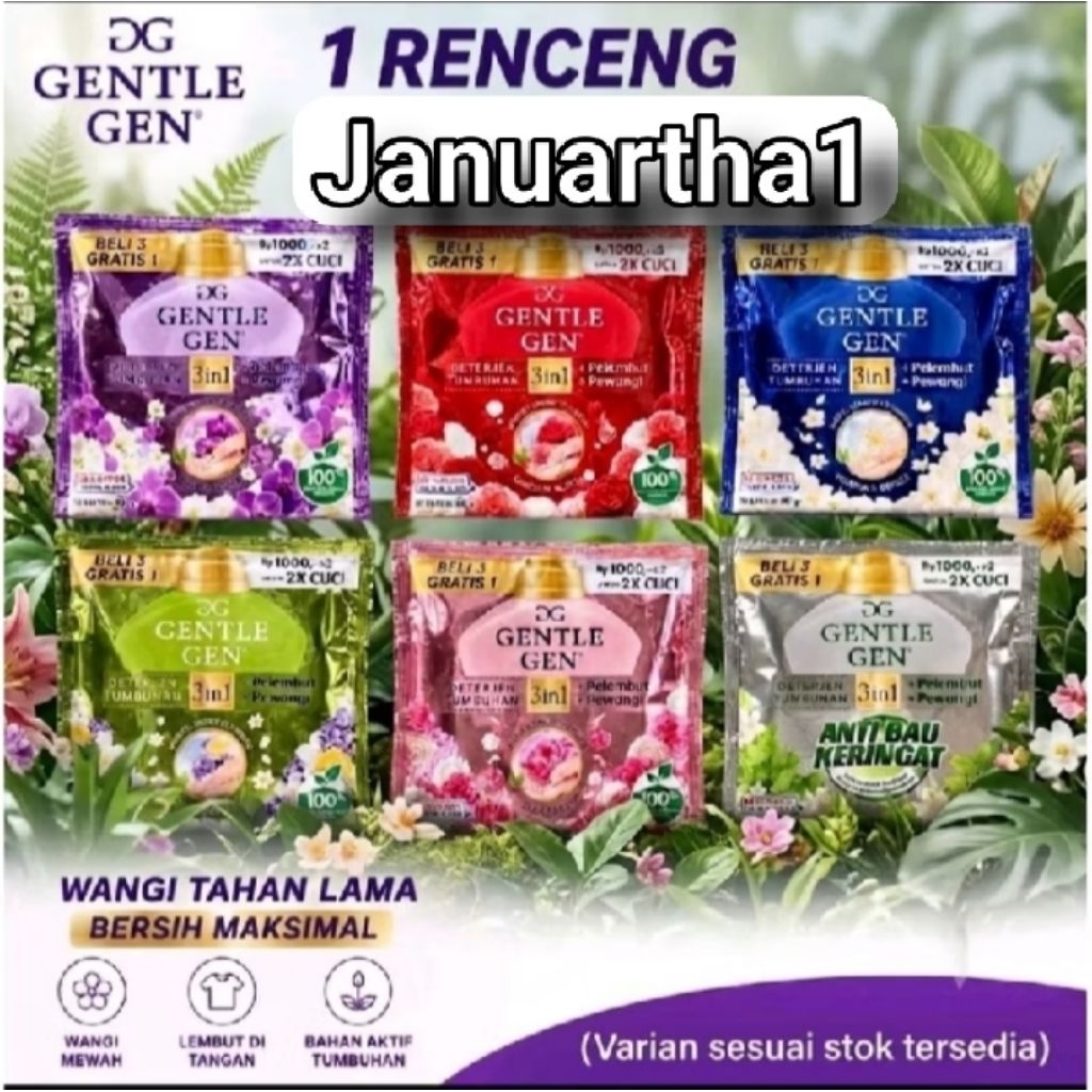 GENTLE GEN/SOSOFT/SOKLIN/RINSO  isi 10