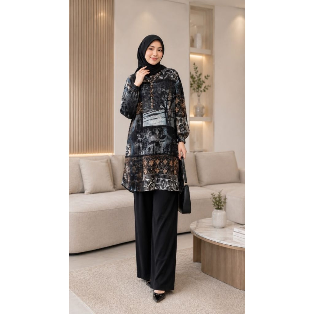 Azizil By Widyasanti | Hanifa Tunik | Tunik Motif