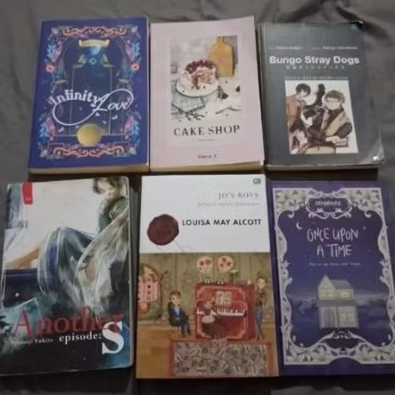 PRELOVED NOVEL LIGHT NOVEL ANOTHERS ANIME NOVEL AU