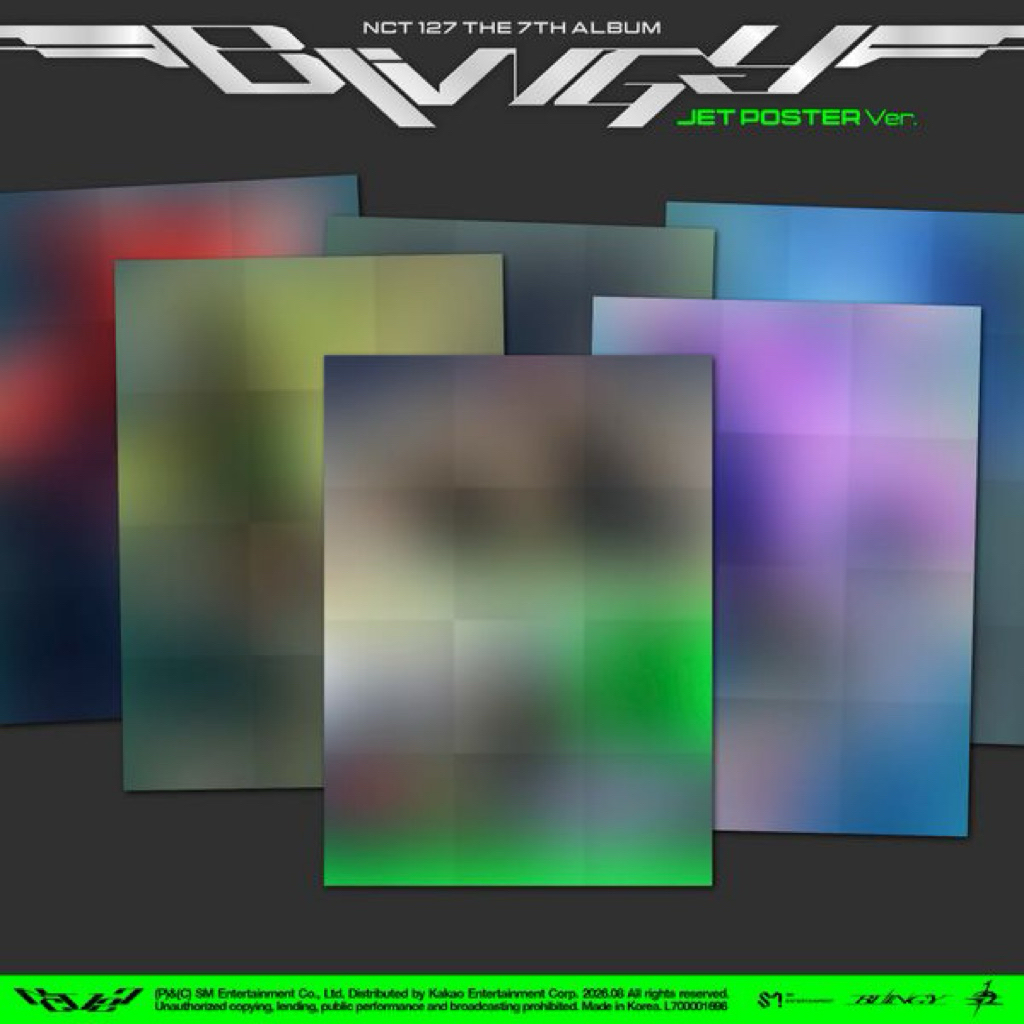 [DP PRE ORDER WAJIB BACA DESKRIPSI PRODUK] 7TH ALBUM NCT 127 BLINGY JET POSTER VER JOHNNY YUTA TAEYO
