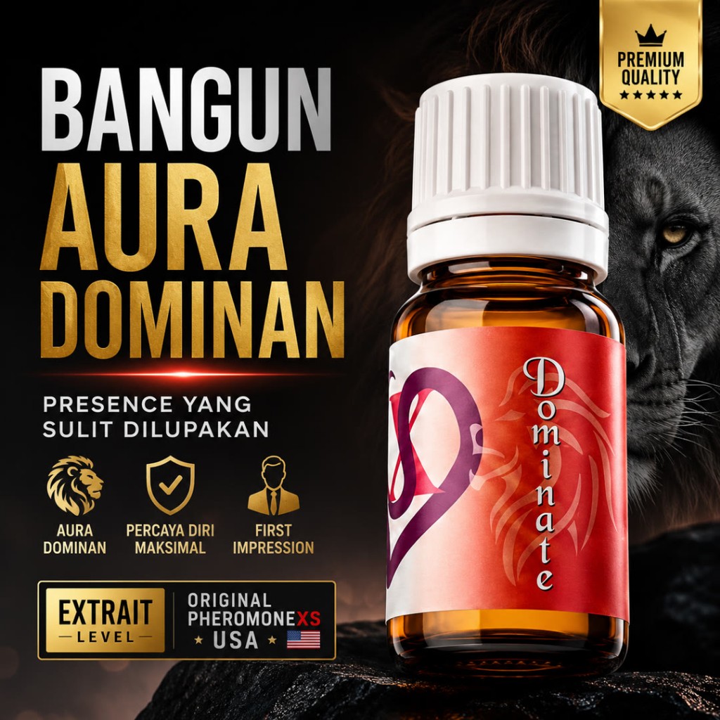 DOMINATION PheromoneXS Parfum Pria Aura Dominan Extrait Phero