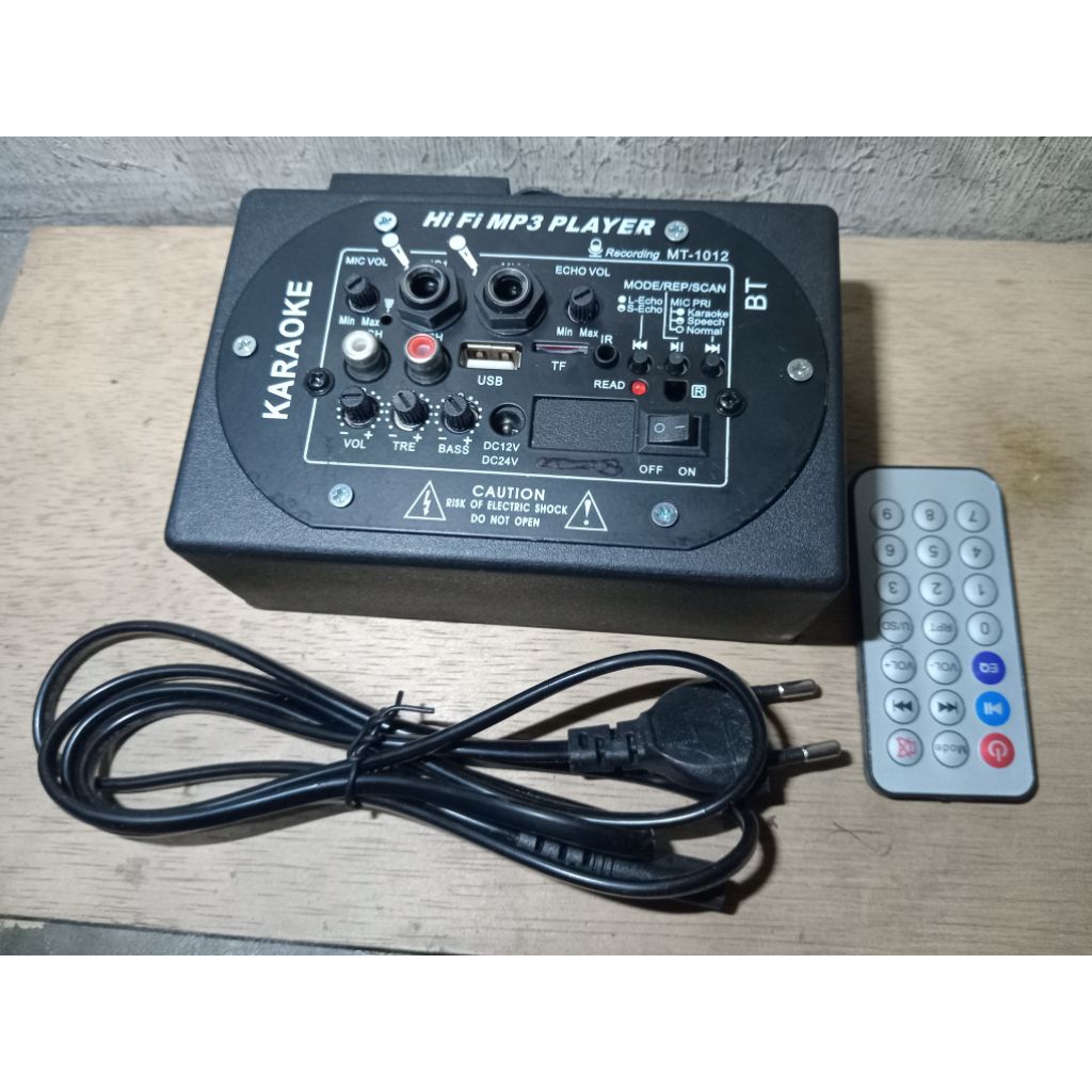 Ampli Mini Karaoke Siap Pakai
