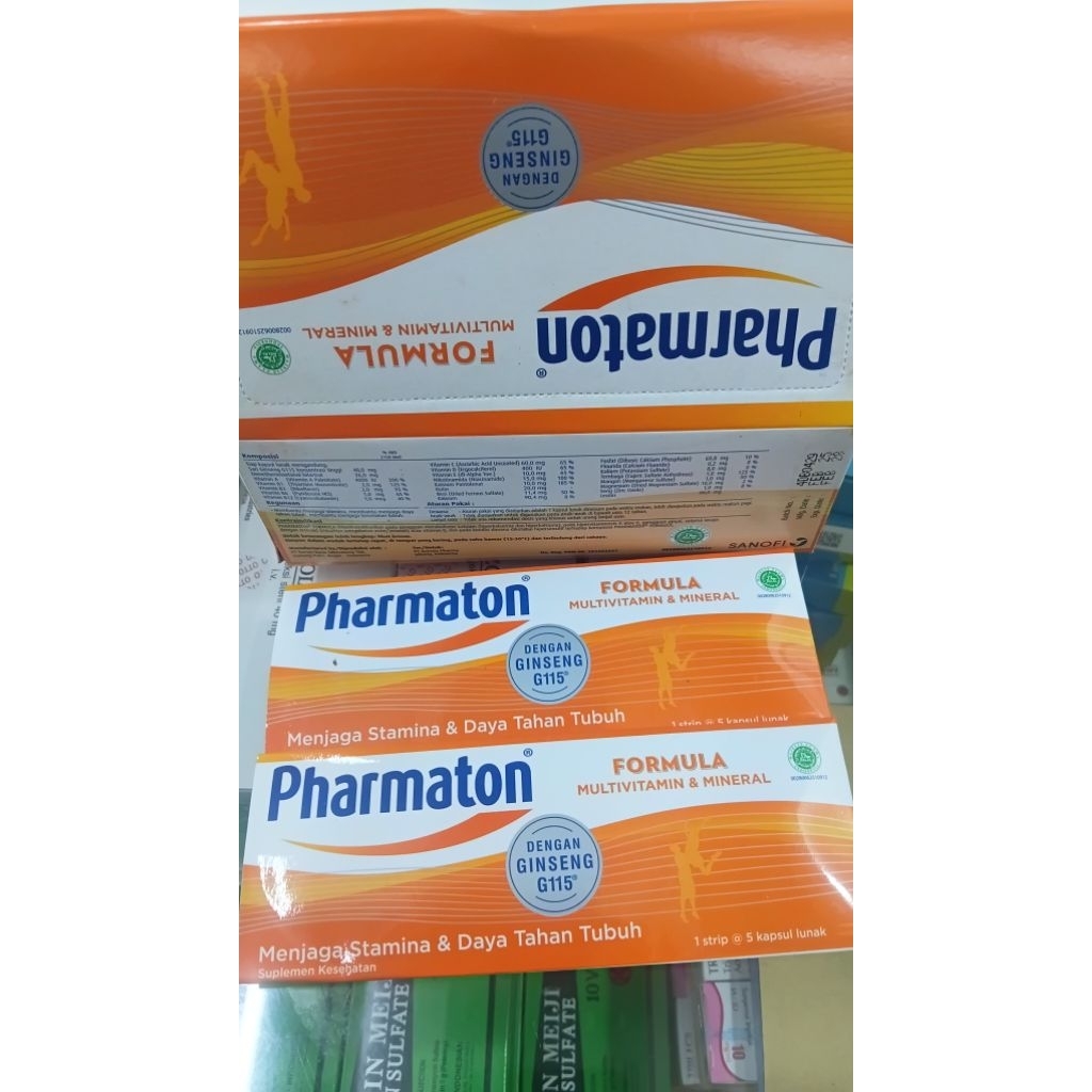 mulitivitamin  parmaton per satu lembar isi 5