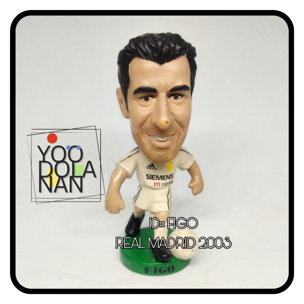 10# FIGO - REAL MADRID 2003 FORWARD SPORTS CORINTHIAN FIGURE PEMAIN BOLA