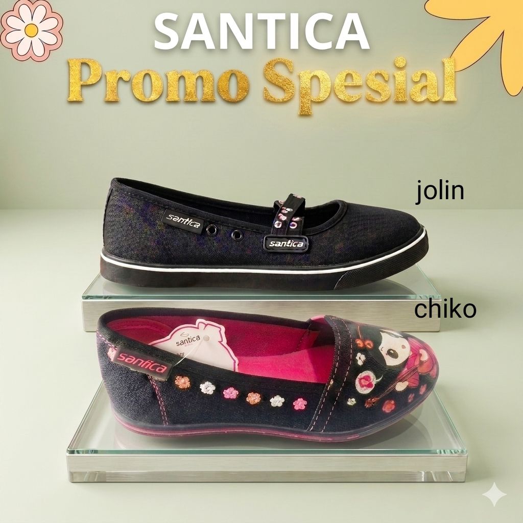 sepatu anak perempuan santica jolin chiko untuk sekolah jalan-jalan girls shoes