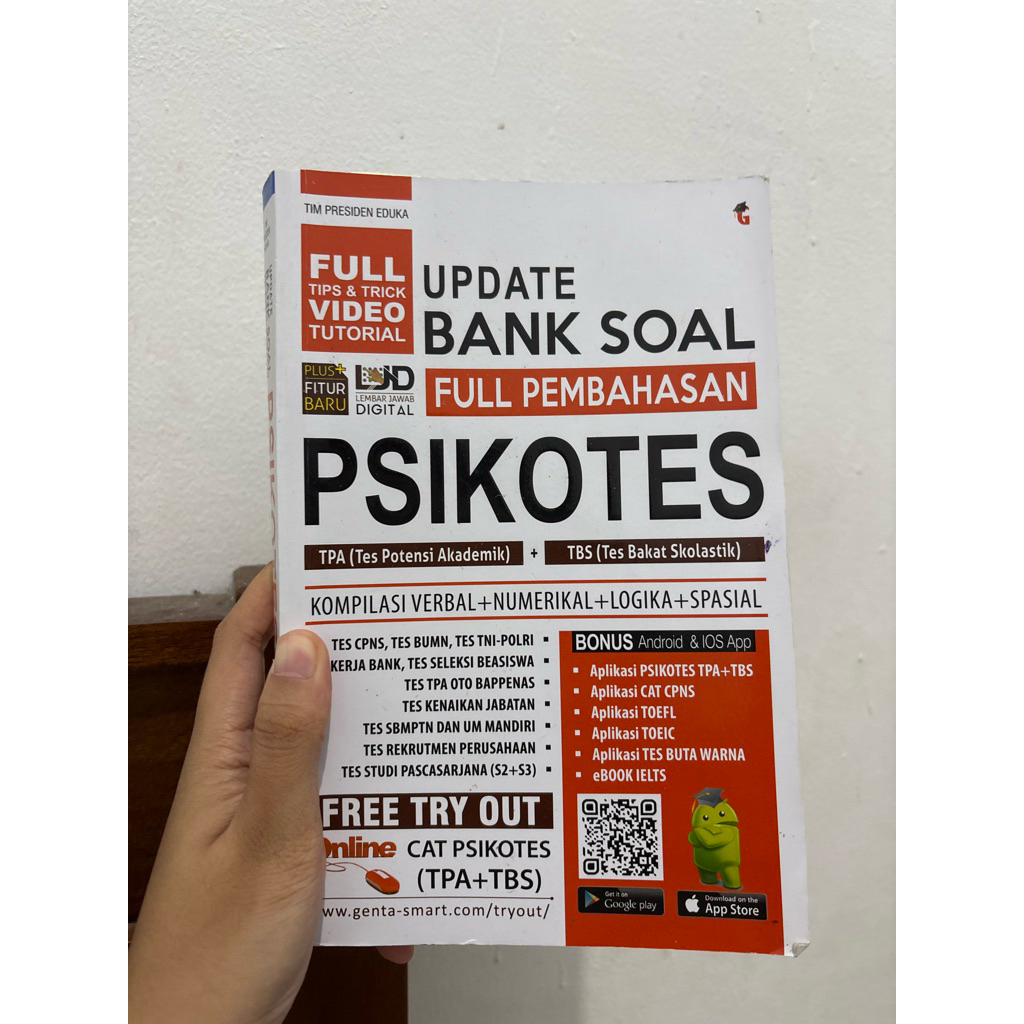 buku test psikotes cpns free tryout preloved
