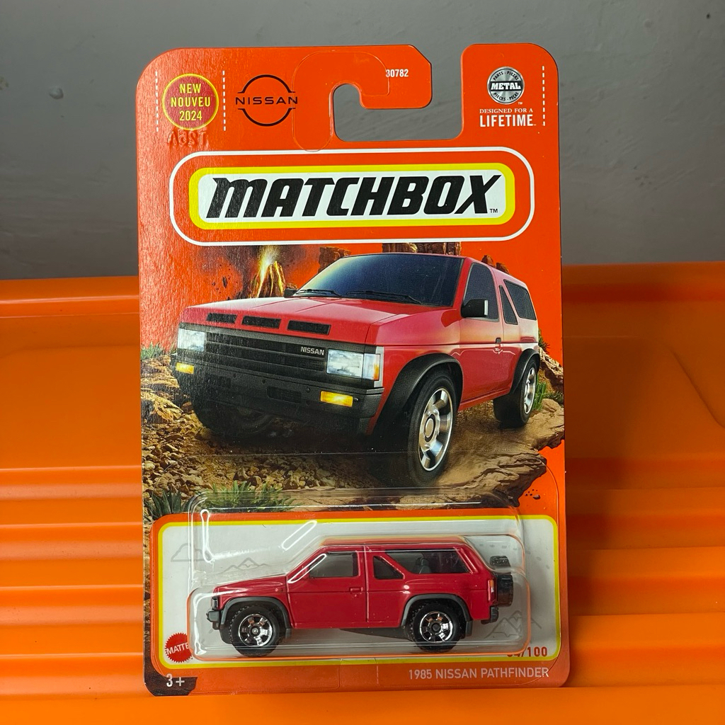 Matchbox 1985 nissan pathfinder offroad diecast mobil mainan anak