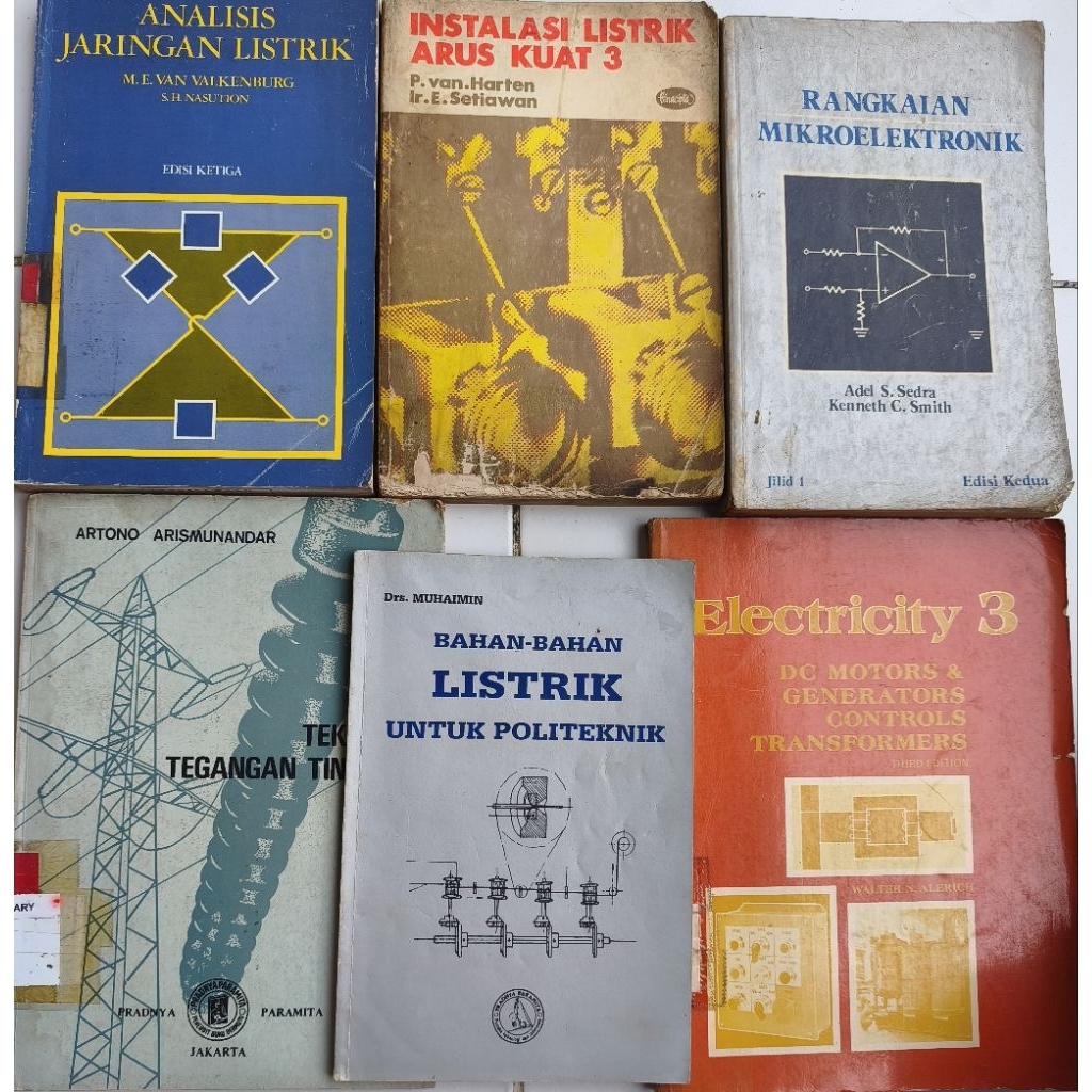 BUKU BAHAN BAHAN LISTRIK UNTUK POLITEKNIK/RANGKAIAN MIKROELEKTRONIK/ANALISIS JARINGAN LISTRIK/INSTAL