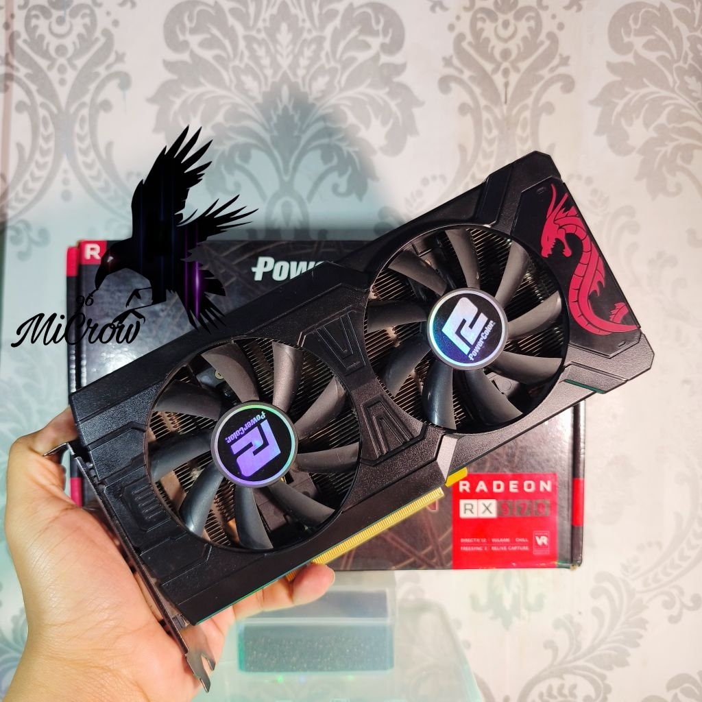 VGA Radeon RX 570 4gb 256bit DDR5 DX12 bisa libas gaming ai editing streaming dll #Tag GTX 1050 Ti G