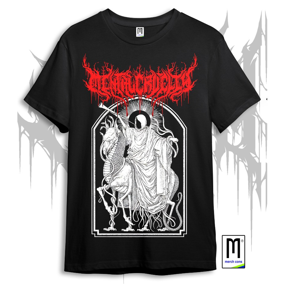 KAOS T-SHIRT MENTAL CRUELTY TO RID MYSELF OF TRUTH  | TAG MERCHCONS | BOOTLEG | KAOS BAND | KAOS MET