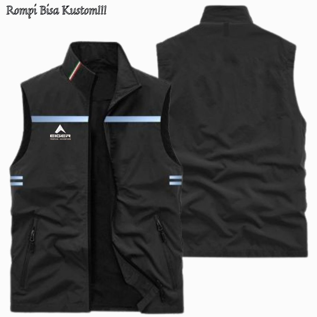 Rompi Eiger Rompi Outdoor Eiger Premium, Rompi Pria Dan Wanita, Rompi Eiger Original