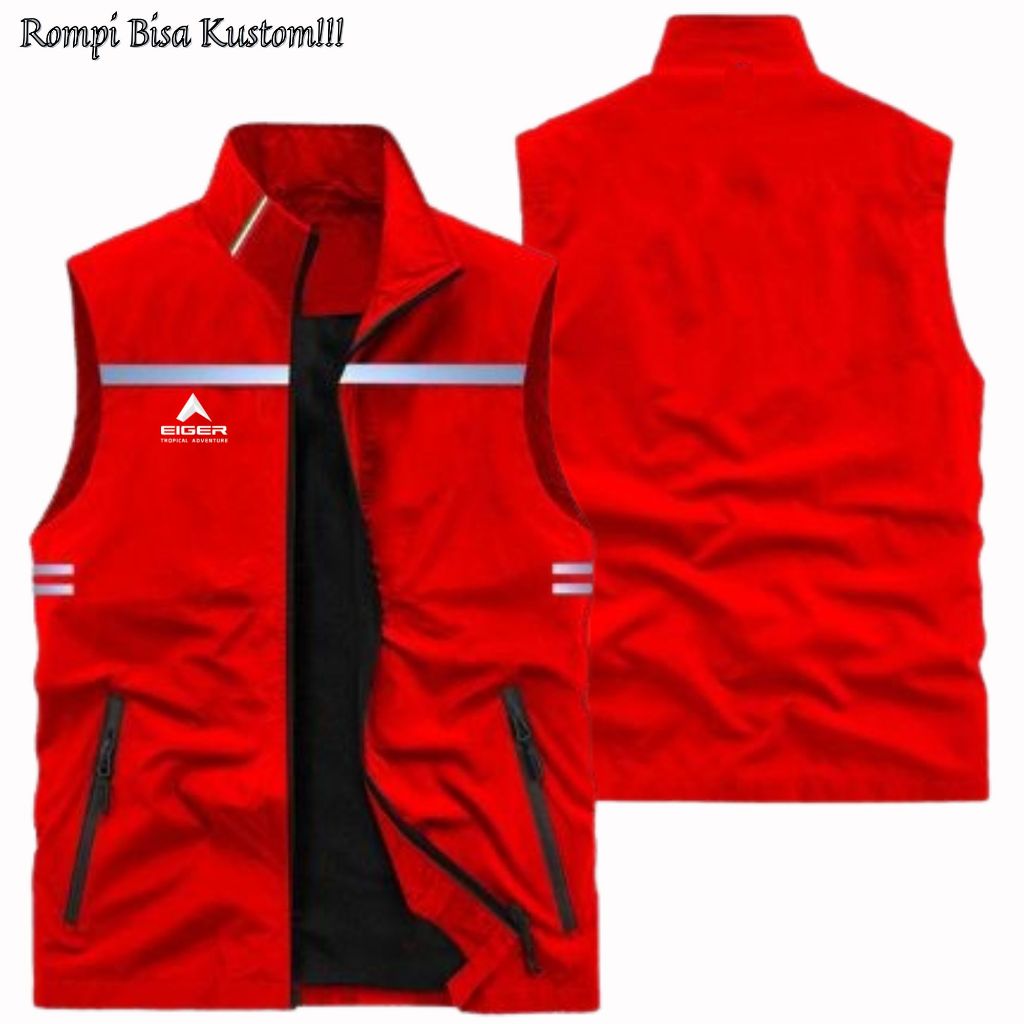 Pakaian Jeket Rompi Eiger, Rompi Eiger Cotton, Rompi Eiger Bisa Kustom, Rompi Eiger