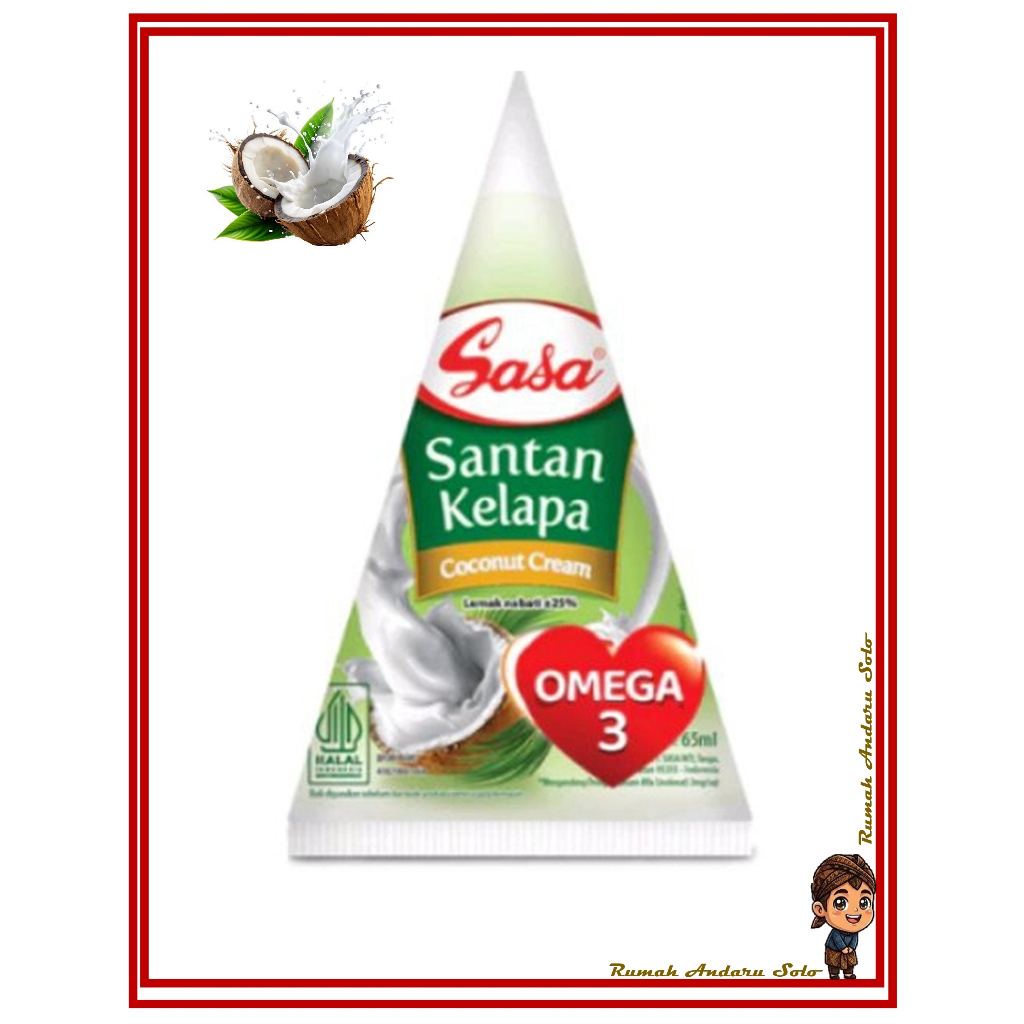 Santan Sasa 65ml / Sasa Santan / Santan Instant