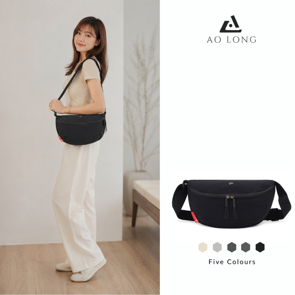 AOLONG SELEMPANG RAISA 8996# Tas Selempang Wanita - Slingbag Cewek Terbaru Parasut Premium