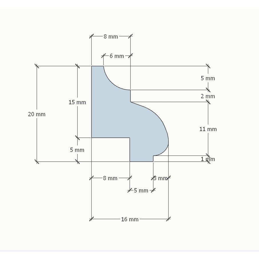 LIS PROFIL HMR P-26 / LIS HMR / PROFIL HMR / WALL MOULDING HMR / LIS PANEL HMR / WALL MOULDING HMR H