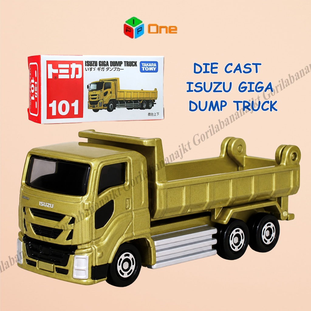 Tomica Reguler #101 Isuzu Giga Dump Truck Mobil Diecast