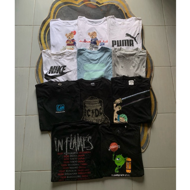 kaos nike adidas puma dll second