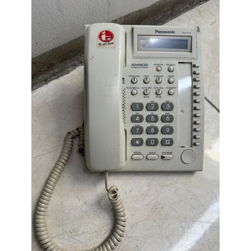 Pesawat Telepon Panasonic KX-T7730 Telpon Master PABX Digital Telephone Bekas Second