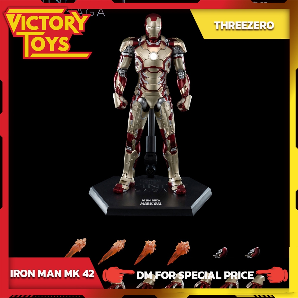 MARVEL: INFINITY SAGA DLX IRON MAN MARK 42 1/12 By ThreeZero
