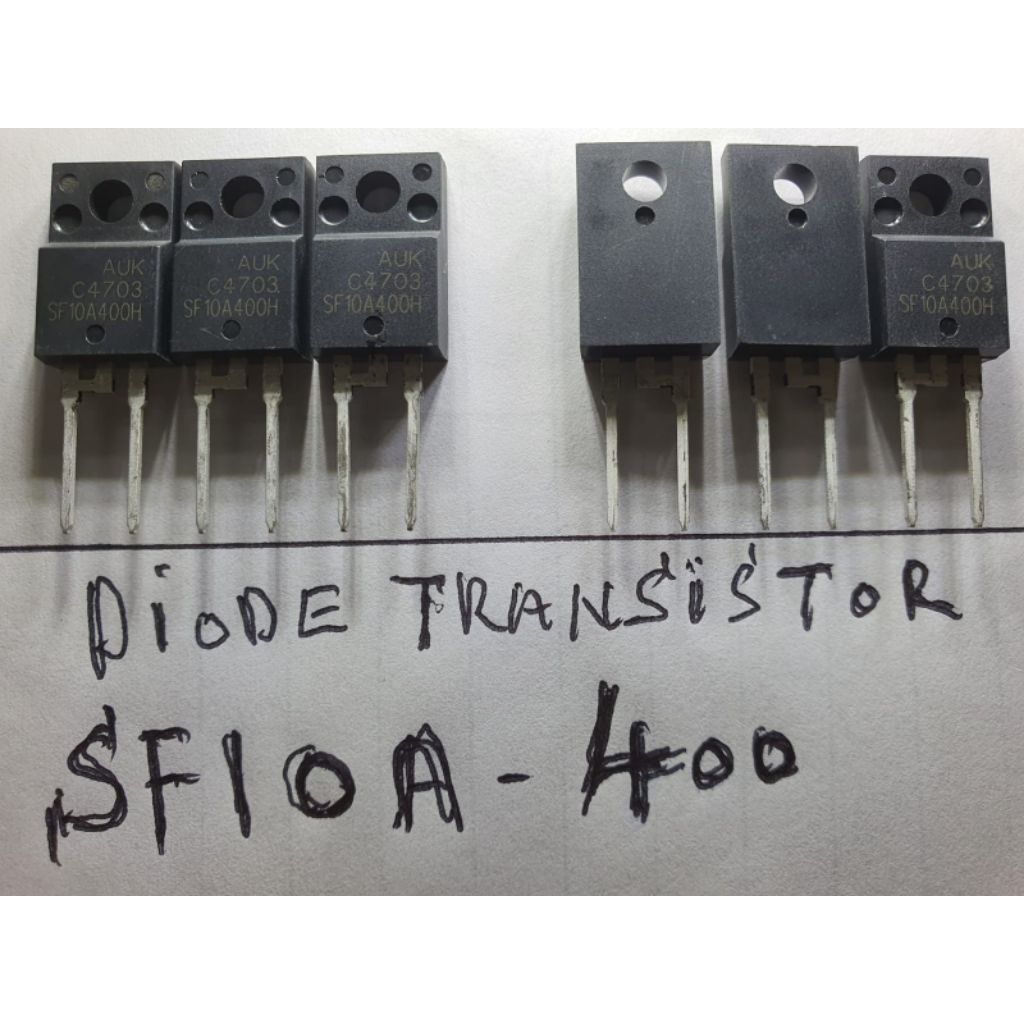 DIODA TRANSISTOR 2KAKI  SF10A - 400V ASLI ORIGINAL