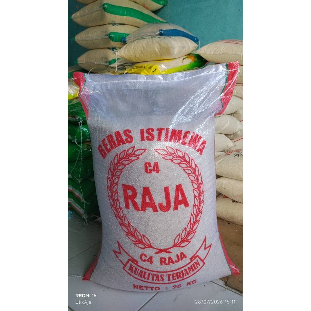 Beras C4 Karung Merah 25 Kg Patahan Utuh Menir