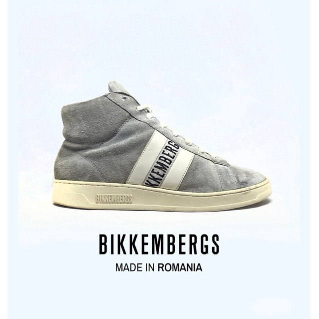 Size 40 | BIKKEMBERGS Made in Rumania Campus Mid Sneaker Calf Suede