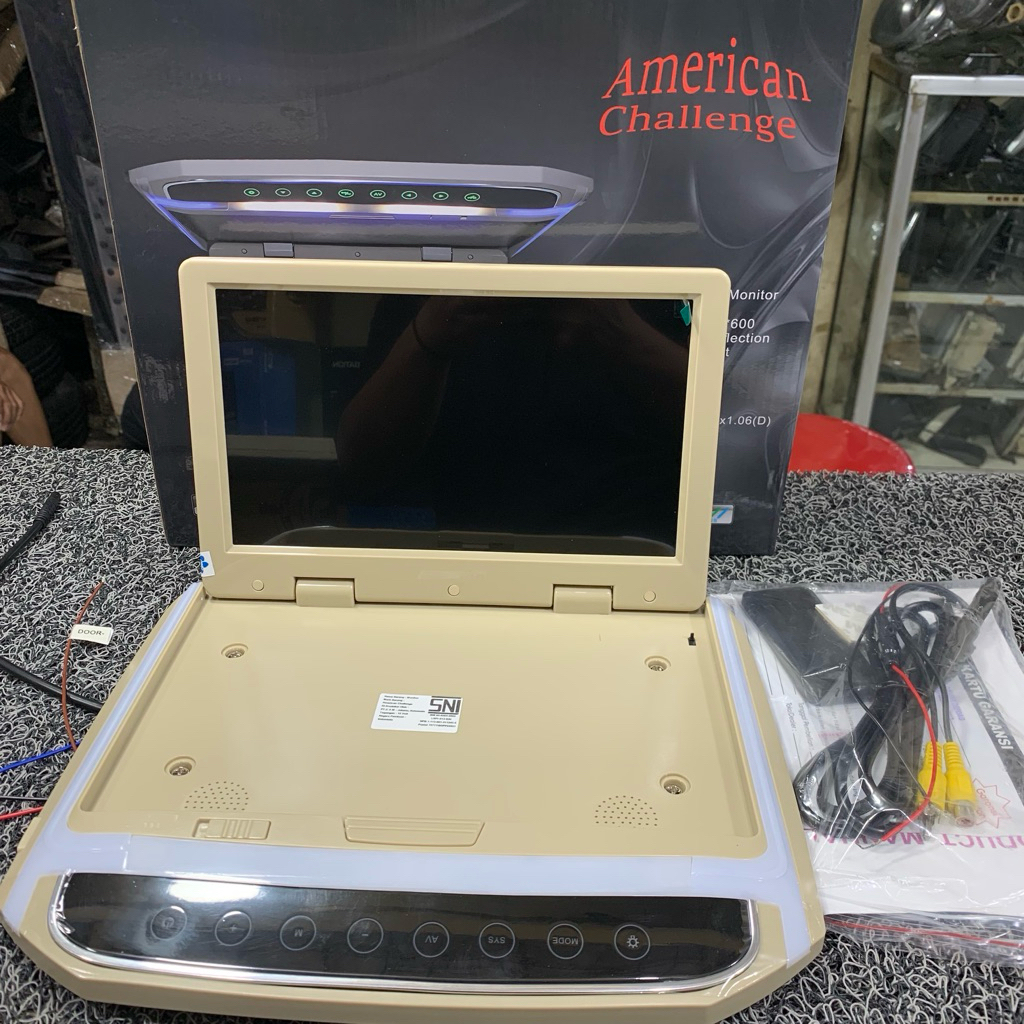Tv Monitor Plafon American Challange layar 10 in / Tv Plafon American Challange TV roof monitor