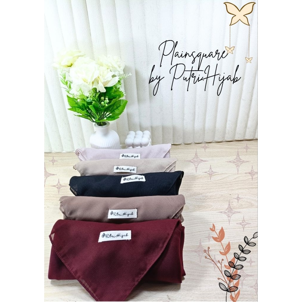 Hijab plainsquare by Putri.Hijab