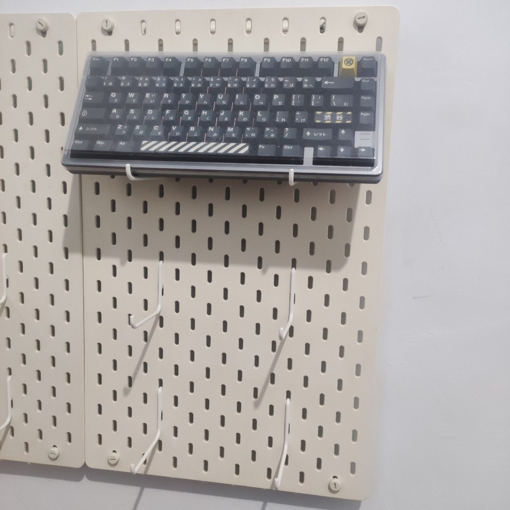 Pegboard IKEA 36cmx56cm Rak Bumbu Dapur Keyboard Display Stand Holder Hook Rak Shelf Dinding Tembok 