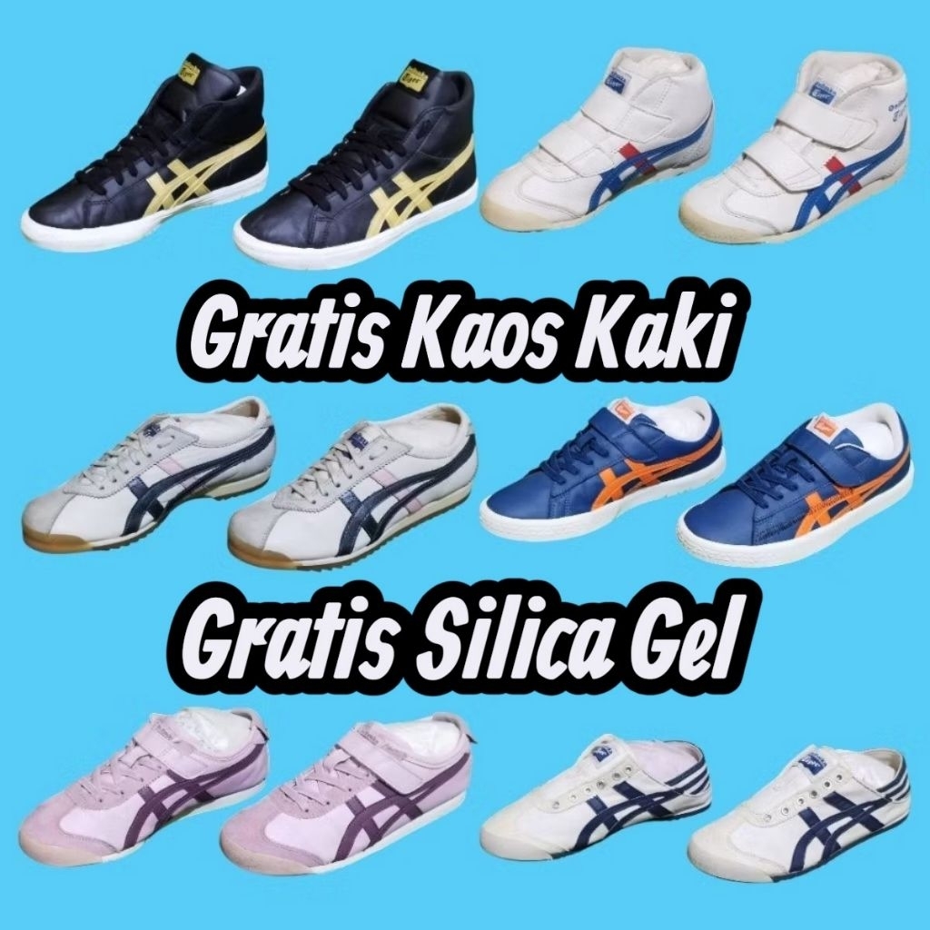 Sepatu Sneakers Kids/Anak/Remaja/Dewasa Onitsuka Tiger 0riginal Casual Running Preloved/Second