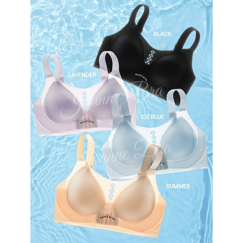 Elena Seamless Thin Series Bra E 29621 - L - 4XL - Bra BH Full Cup Busa Tipis Tanpa Kawat Kait 4 One