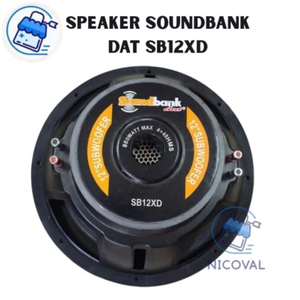 Speaker Subwoofer 12 Inch Soundbank By DAT SB12XD