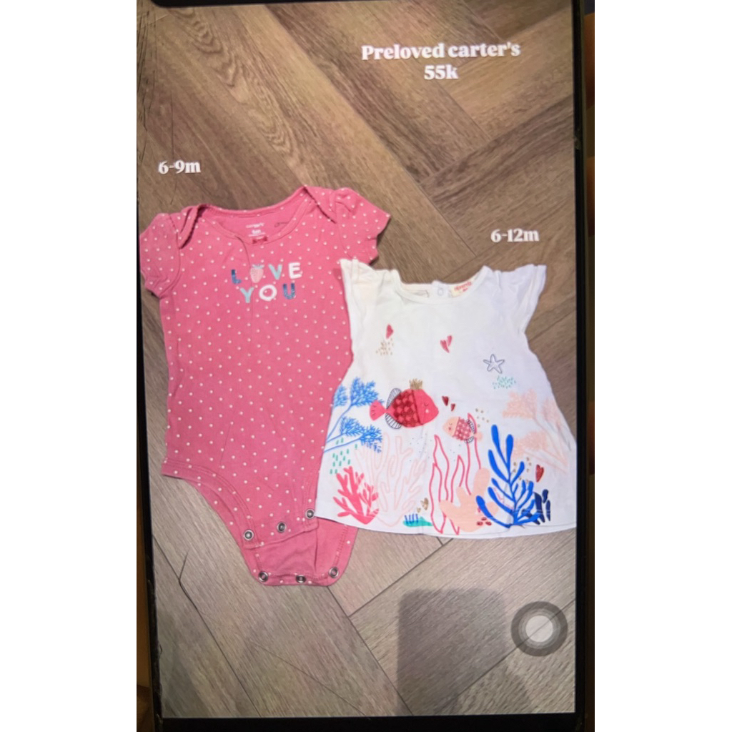 baju preloved bedong aden + anais dll