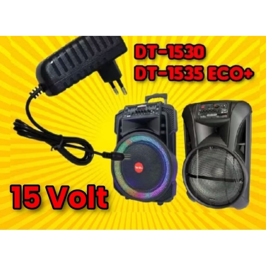 Adaptor charger speaker DAT DT-1530, DT-1535 ECO+, DT-2120 DC 15V 2A