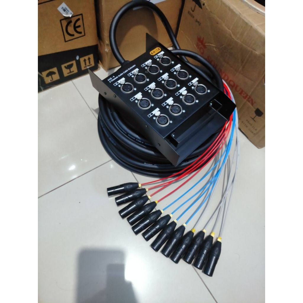 Kabel snake soundqueen 12 Chanel custom 20meter