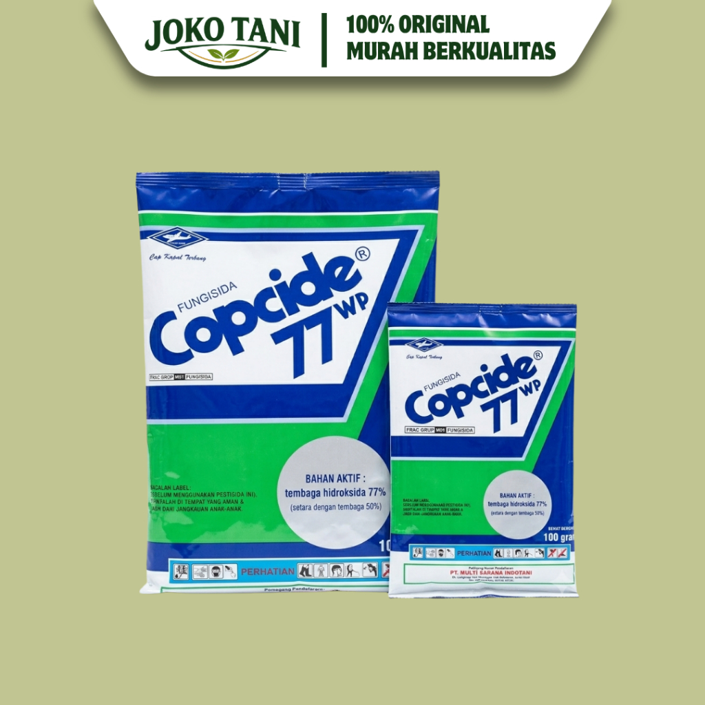 Copcide 77 WP Fungisida & Bakterisida Tembaga Hidroksida