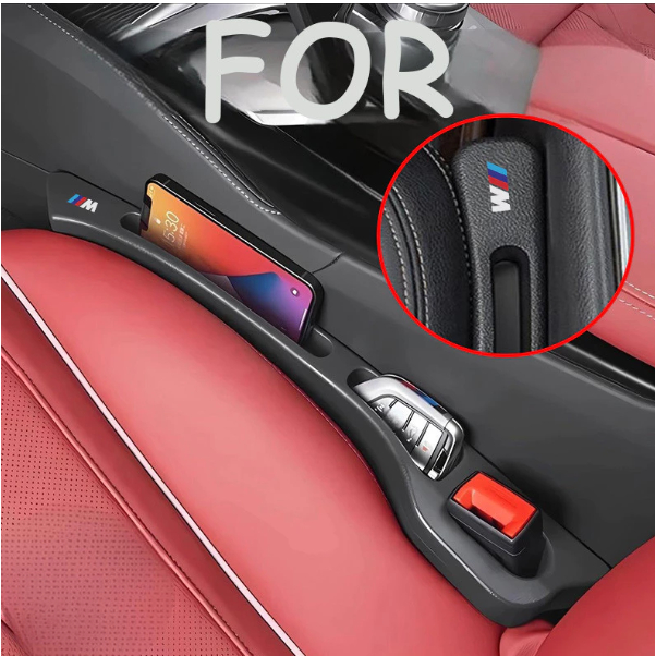 ATM - Car Seat Gap Filler Strips Car Storage Organizer bag box For BMW M E34 E36 E60 E90 E46 E65 X5 