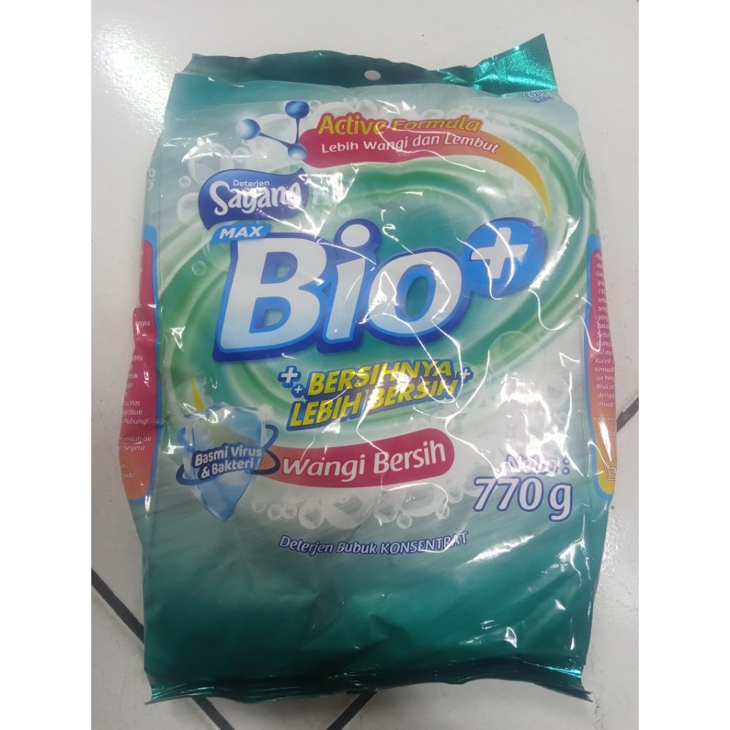 MAX BIO DETERGENT WANGI BERSIH 750 GR