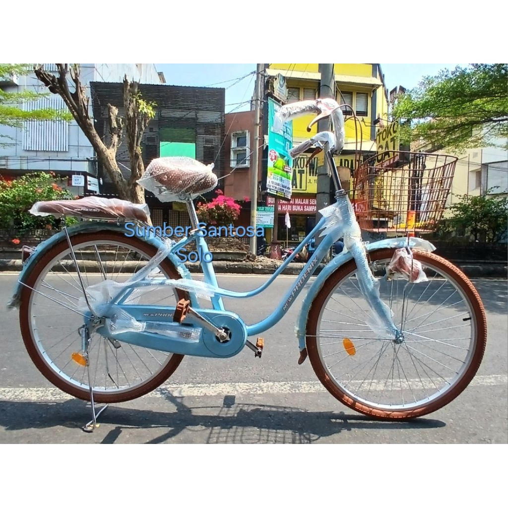 SEPEDA MINI KERANJANG DEWASA NEW PHOENIX 26 INCH CLASSIC TERBARU