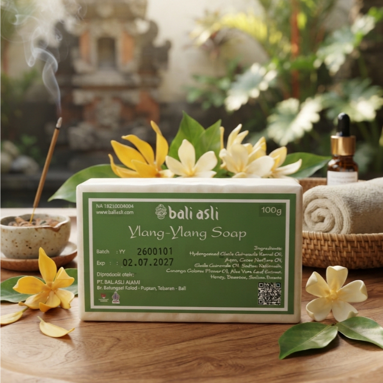 BALI BUDA Bali Asli Ylang Ylang Soap 100gr Sabun Mandi Natural Handmade Organik Herbal Body Soap Aro