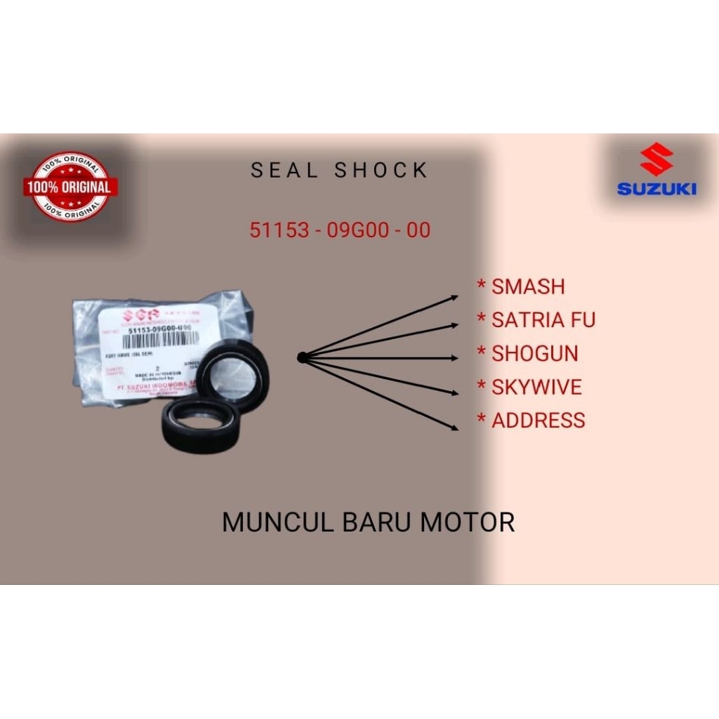 SEAL SHOCK DEPAN / SEAL SHOCKBREAKER SUZUKI - SGP ORIGINAL