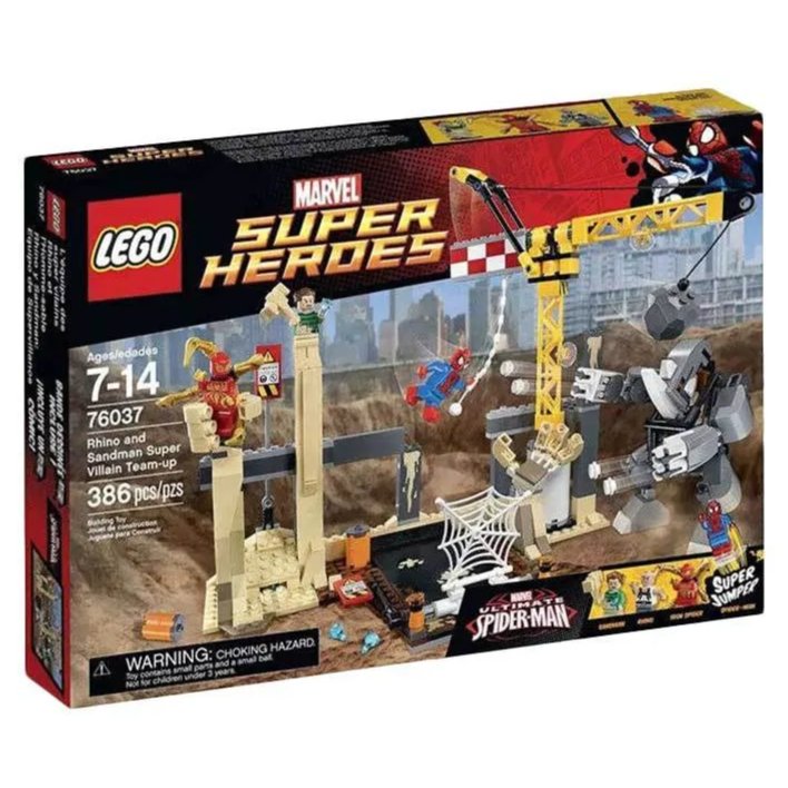 LEGO 76037 Super Heroes Rhino and Sandman Super Villain Team-up